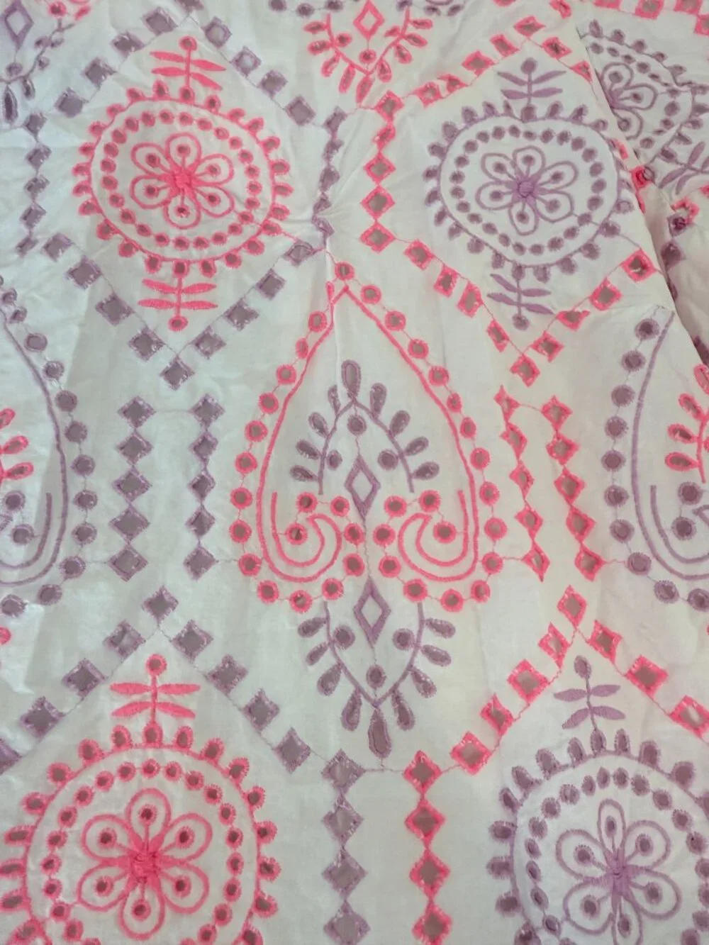 Lilly Pulitzer Pratt Eyelet Top Size XL Cotton